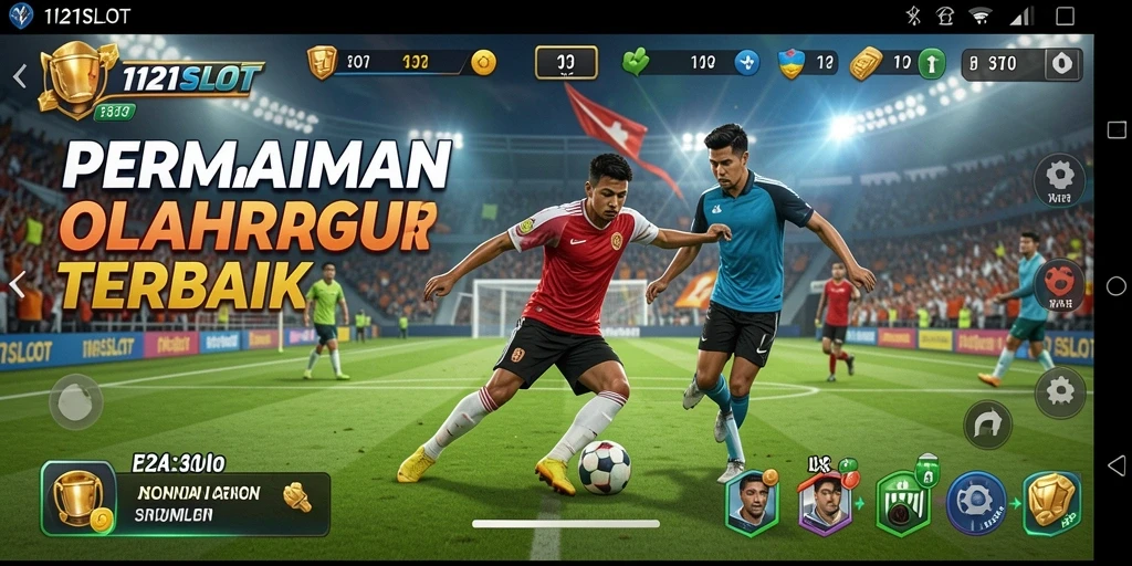 Screenshot menampilkan aksi seru gameplay olahraga di 1121SLOT.