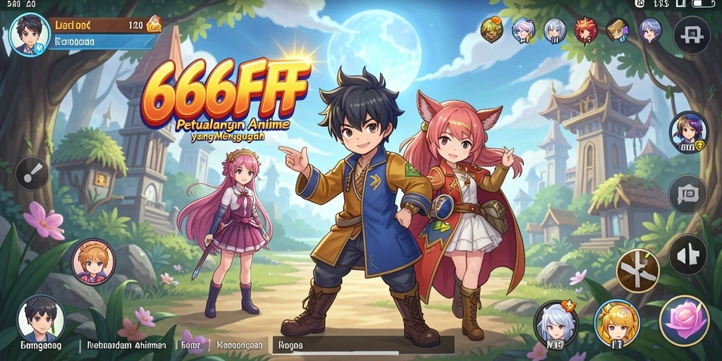 Tampilan menarik dari gameplay 666FF yang penuh aksi.