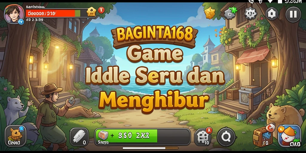 Tampilan gameplay seru dalam permainan Idle BAGINTA168.