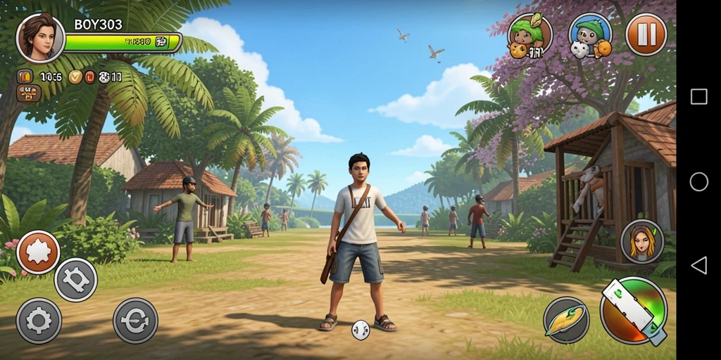 Tampilan gameplay BOY303 yang menarik dan penuh warna.