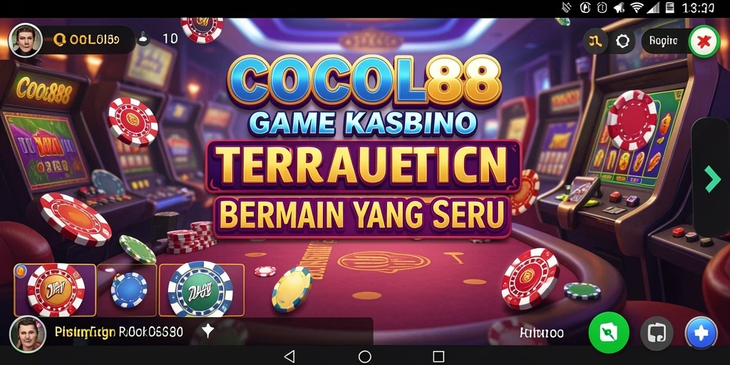 Tampilan permainan Kasino yang seru dan menantang di COCOL88.