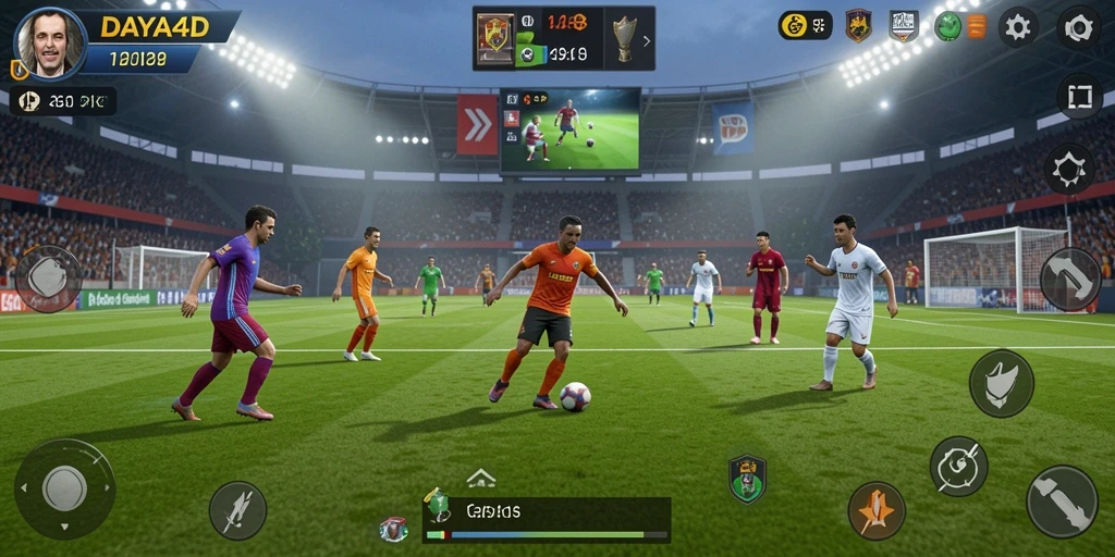 Gameplay menarik sepenuhnya dalam permainan sepak bola DAYA4D.