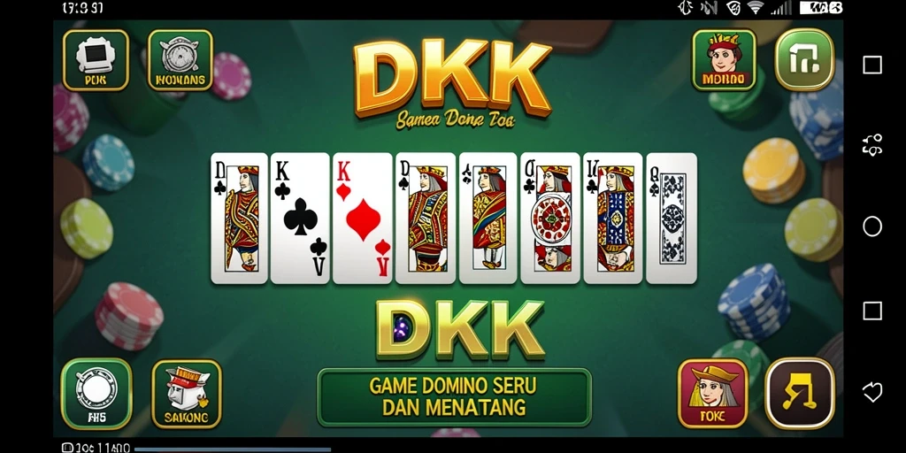 Tampilan gameplay DKK yang menarik dan interaktif.