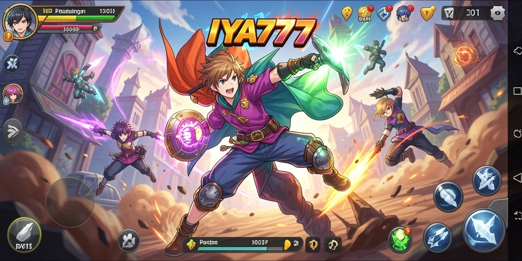 Screenshot menunjukkan petualangan seru dalam IYA777.