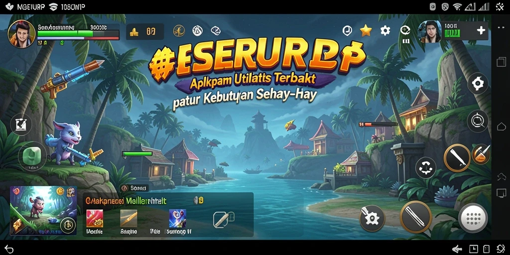 Tampilan antarmuka SERURP yang sederhana dan menarik.