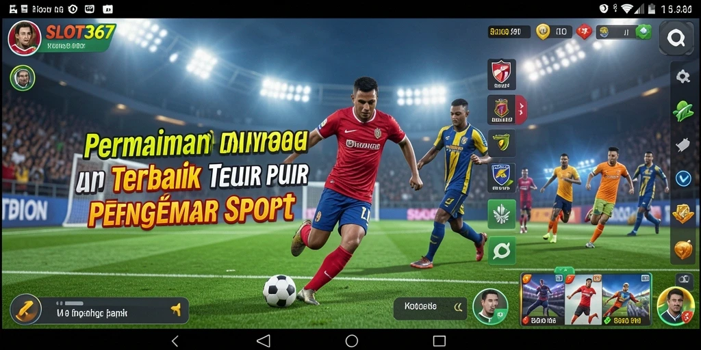 Tampilan gameplay seru dalam permainan olahraga SLOT367.