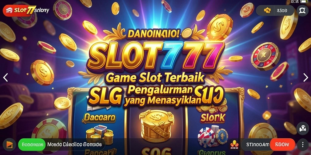 Tampilan gameplay SLOT777 yang menarik dan mendebarkan.
