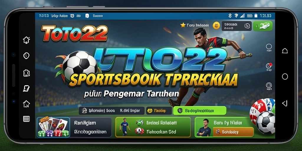 Tampilan menarik dan interaktif dari Gameplay Sportsbook TOTO22.