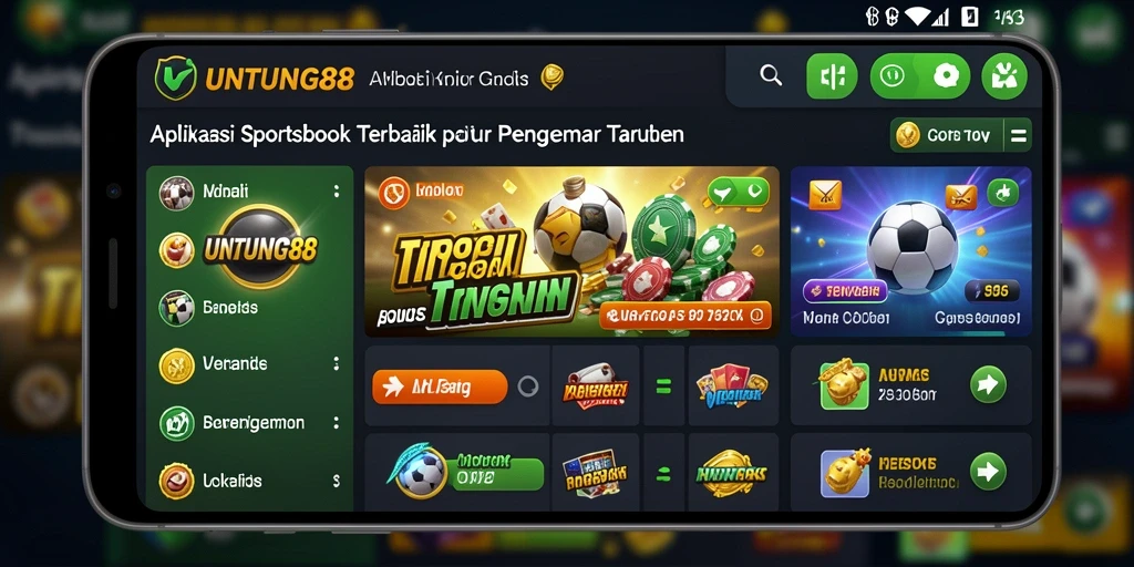 Screenshot UNTUNG88 menampilkan antarmuka taruhan yang menarik.