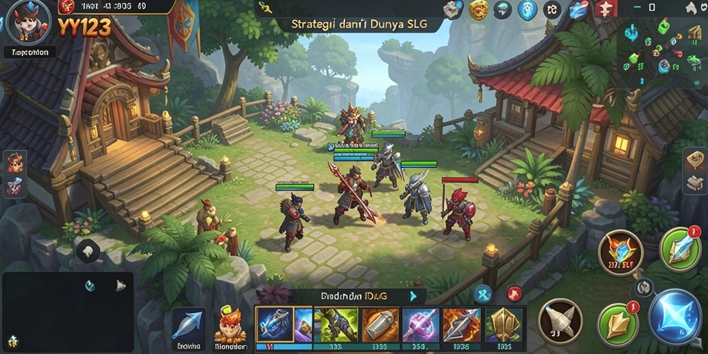 Tampilan gameplay YY123 dengan strategi yang mendebarkan.